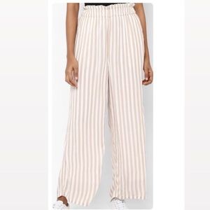 American Eagle flowy striped pants - S